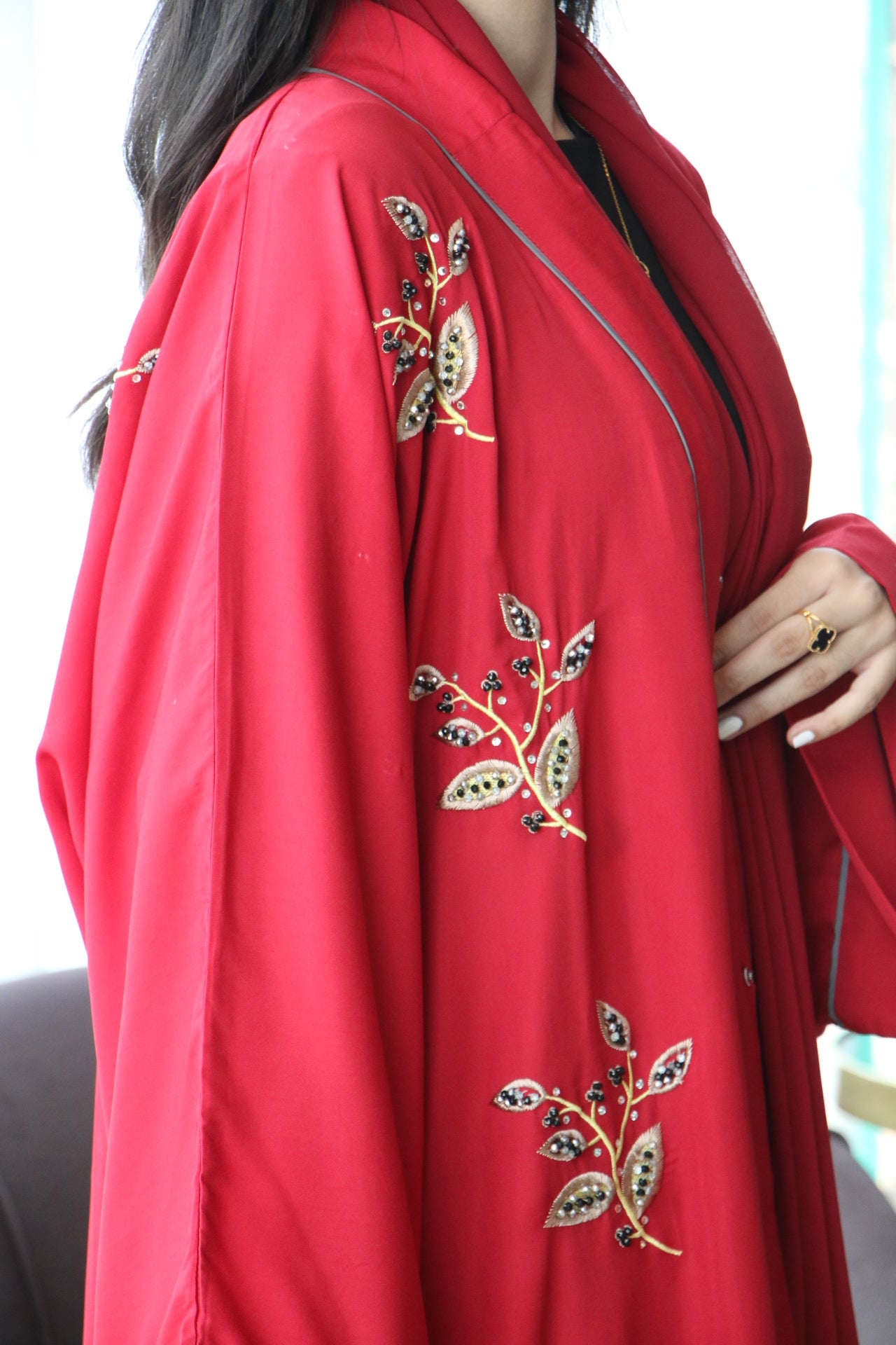 Rouge Abaya Set
