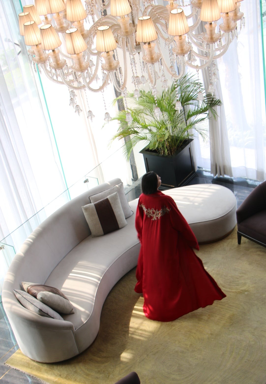 Rouge Abaya Set