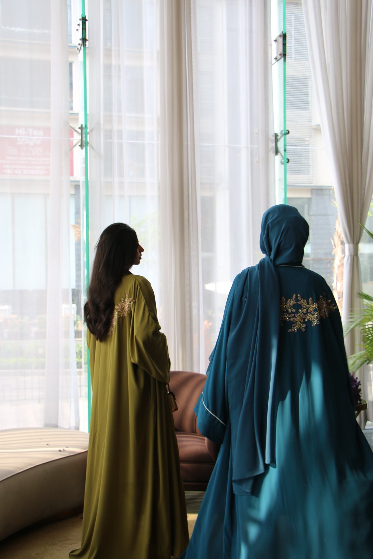 Sapphire Abaya Set