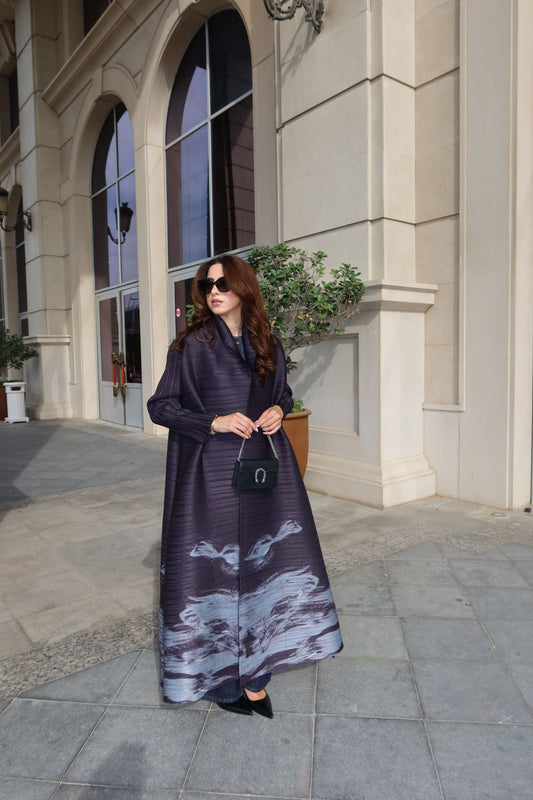 Midnight Waves Abaya